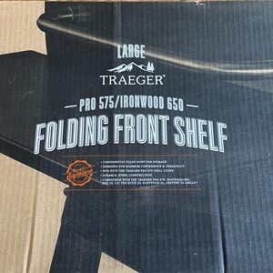 Brand new folding front shelf for Traeger